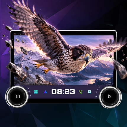 11.9" Dual-Knob Android Car Stereo | Built-In DSP
