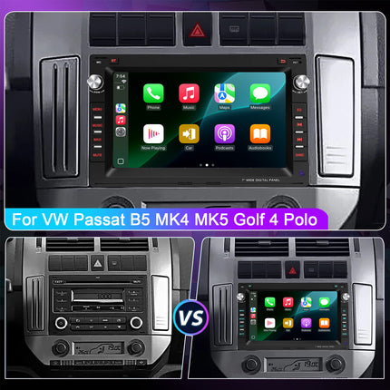 Android Car Player Quad Car Radio RDS WIFI GPS Car Stereo for Volkswagen VW Passat B5 MK4 MK5 Golf 4 Poloolf IV Transport T4/T5 LUPO