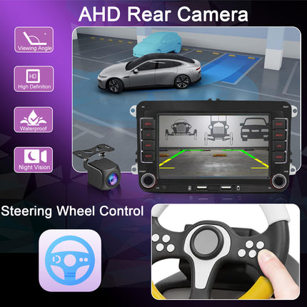 7" Car Media Video RDS Airplay Car Radio Wireless CarPlay Stereo Audio for Volkswagen/Seat/Skoda/Passat/Golf/Polo F9070