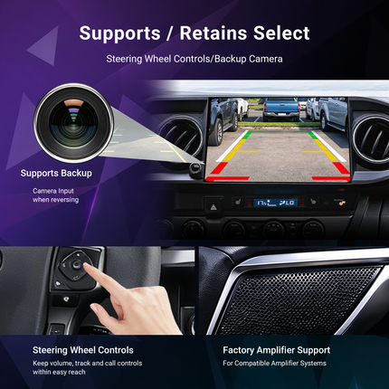 11.6" Toyota Tacoma / Hilux Radio 2016–2023 | Wireless CarPlay & DSP