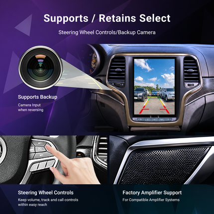 10.4" Jeep Grand Cherokee Radio Upgrade 2014–2020 | CarPlay & Android Auto