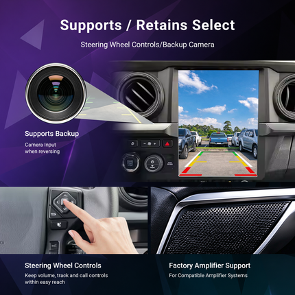 12.1" Toyota Tacoma / Hilux Android Radio 2016–2023 | CarPlay & Android Auto