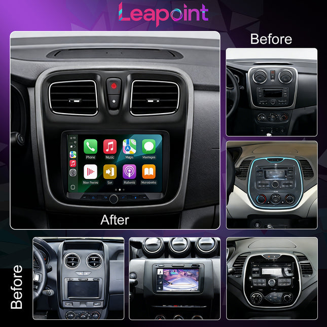 EU Best-selling 9 Inch Android 14 ES9029D GPS TPMS 4G IPS DSP Car Radio for Renault Dacia Duster Logan Sandero Dokker Car Stereo