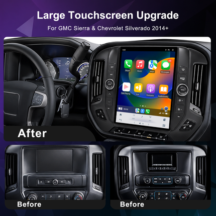 12.1" Touchscreen Radio for GMC Sierra & Chevy Silverado 2014+