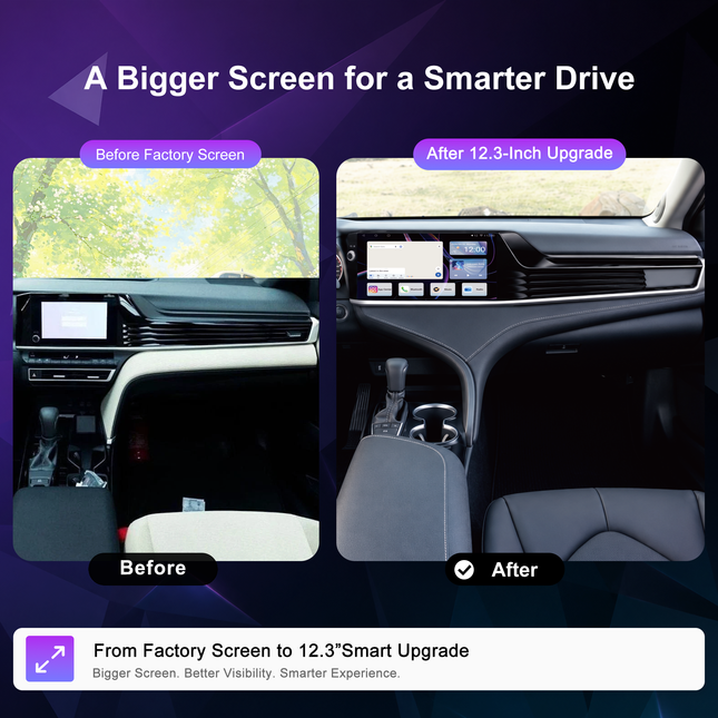 12.3" Toyota Camry Radio 2025+ | CarPlay & DSP