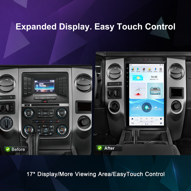 17" Ford Expedition Radio 2014–2017 | CarPlay & DSP