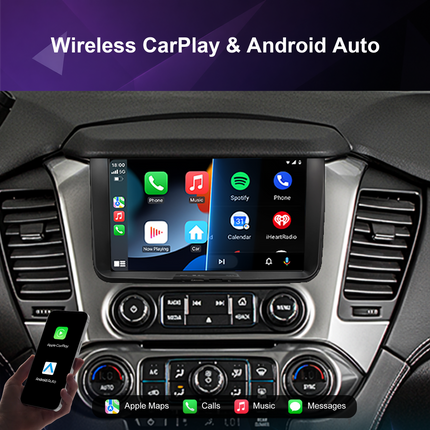 9" GMC Yukon, Tahoe & Suburban Radio 2014+ | CarPlay & DSP