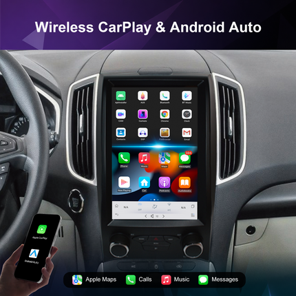 13.6" Ford Edge/S-Max Radio 2015+, Android 14, Wireless CarPlay & Android Auto