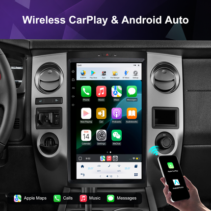 17" Ford Expedition Radio 2014–2017 Auto A/C | CarPlay & DSP