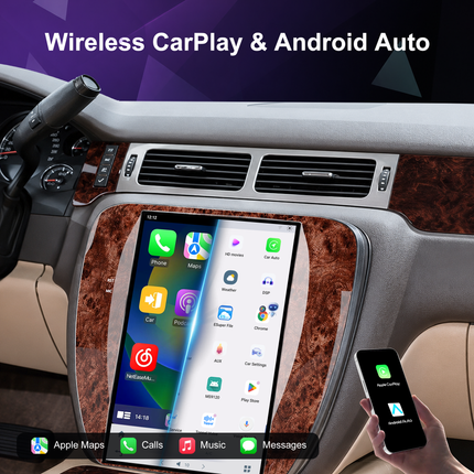 12.1" GMC Yukon Radio 2007–2012 | Wireless CarPlay & DSP