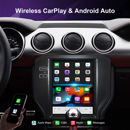 10.4" Ford Mustang Radio Upgrade 2015–2020 | CarPlay & DSP