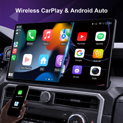 15" Toyota Tacoma & 4Runner Radio 2024–2026 | CarPlay & Android Auto