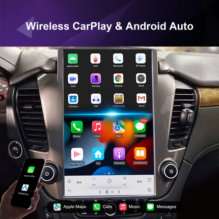 14.5" GMC Yukon, Tahoe & Suburban Radio 2014–2018 | CarPlay & DSP