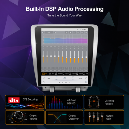 12.1" Ford Mustang Radio 2010–2014 | CarPlay & DSP
