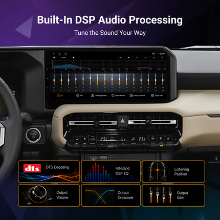 12.3" Radio for Toyota Land Cruiser / Prado & Lexus GX 2024+ | CarPlay