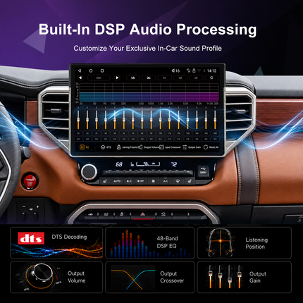 15" Radio for Toyota Tundra & Sequoia 2022+ | CarPlay & DSP