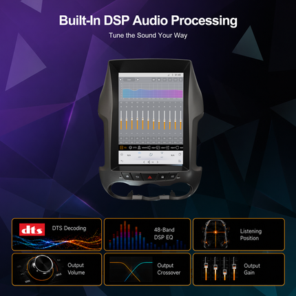 12.1" Ford F-250 Super Duty Radio (2011–2015) | CarPlay & DSP