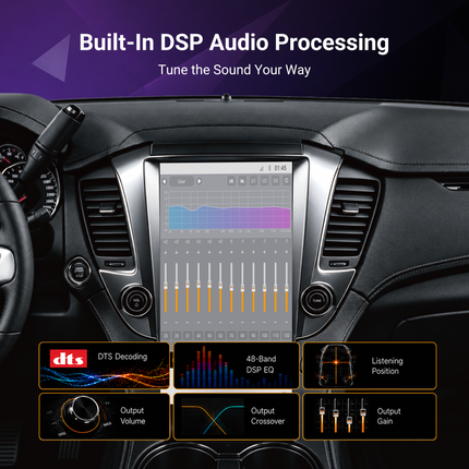 13.6" Ford Fusion/Mondeo Radio 2013+ | Manual A/C & Wireless CarPlay