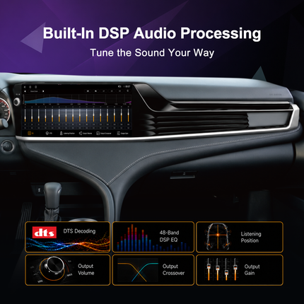 12.3" Toyota Camry Radio 2025+ | CarPlay & DSP