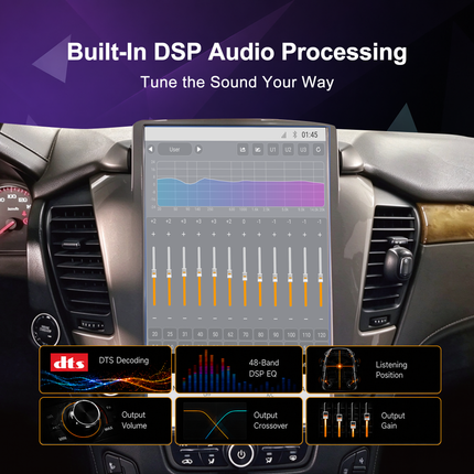 14.5" GMC Yukon, Tahoe & Suburban Radio 2014–2018 | CarPlay & DSP