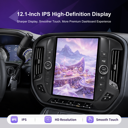12.1" Touchscreen Radio for GMC Sierra & Chevy Silverado 2014+