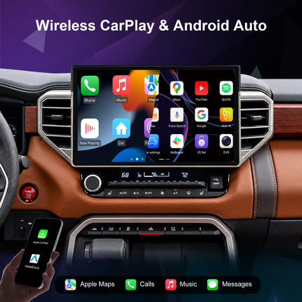 15" Radio for Toyota Tundra & Sequoia 2022+ | CarPlay & DSP