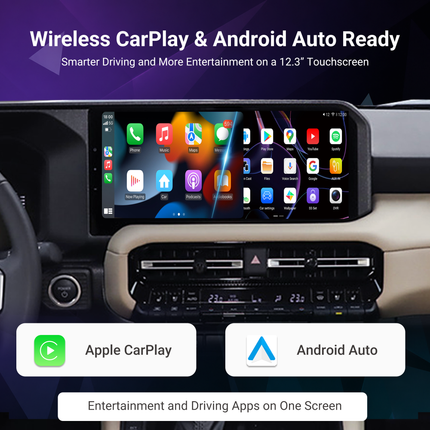 12.3" Radio for Toyota Land Cruiser / Prado & Lexus GX 2024+ | CarPlay